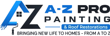 A-Z Pro Painting & Roof Restorations logo for a Hobart property improvement team