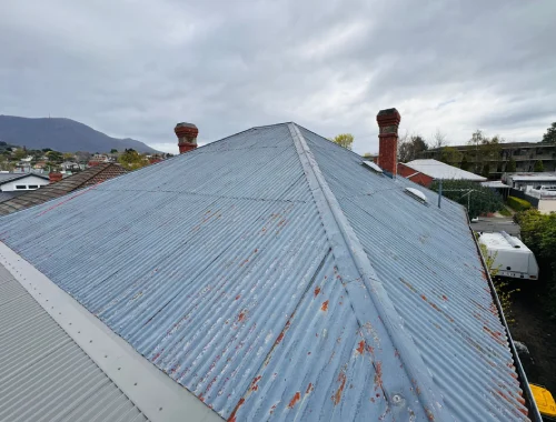 Roof restoration, painting, and minor roof repairs in Hobart