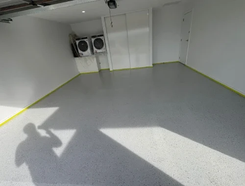 Epoxy flooring and floor coatings in Hobart for garages, workshops, and commercial spaces