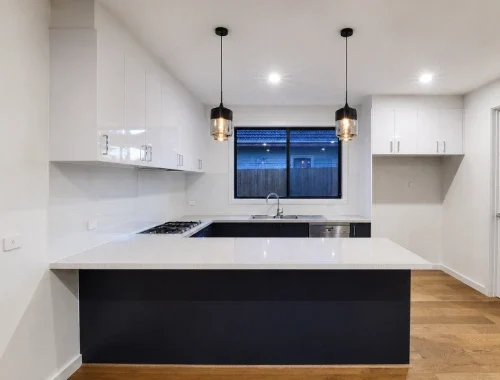 Kitchen cabinet painting in Hobart with a smooth refreshed finish